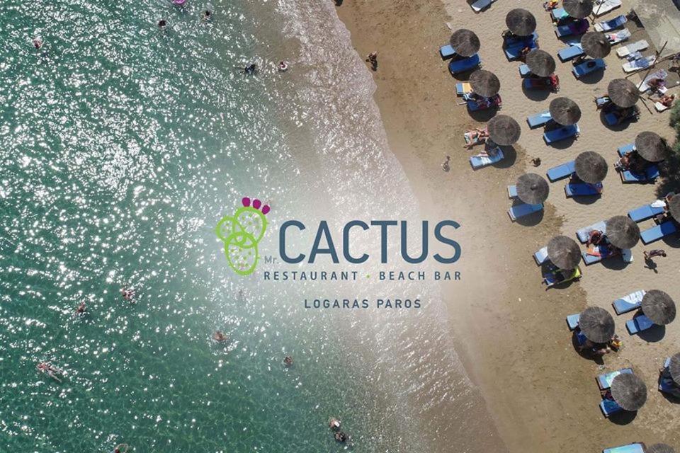 Cactus Beach Paros Логарас Экстерьер фото