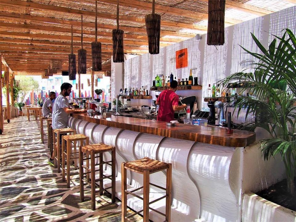 Cactus Beach Paros Логарас Экстерьер фото
